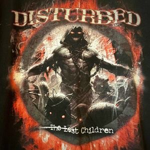 disturbed // lost children band tee